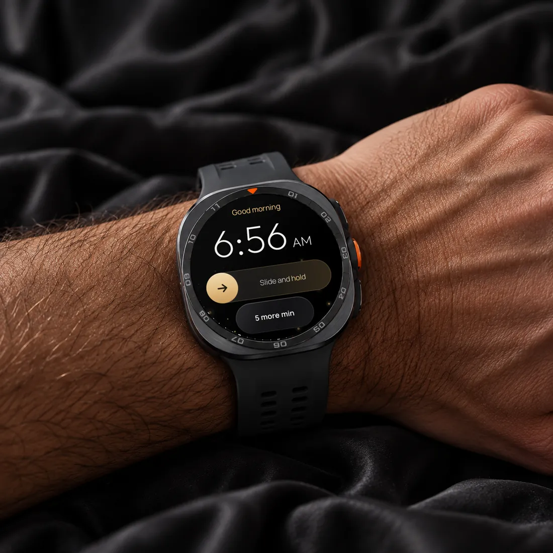 Galaxy Watch Ultra randmel vibreerib Phasewake'i äratusega
