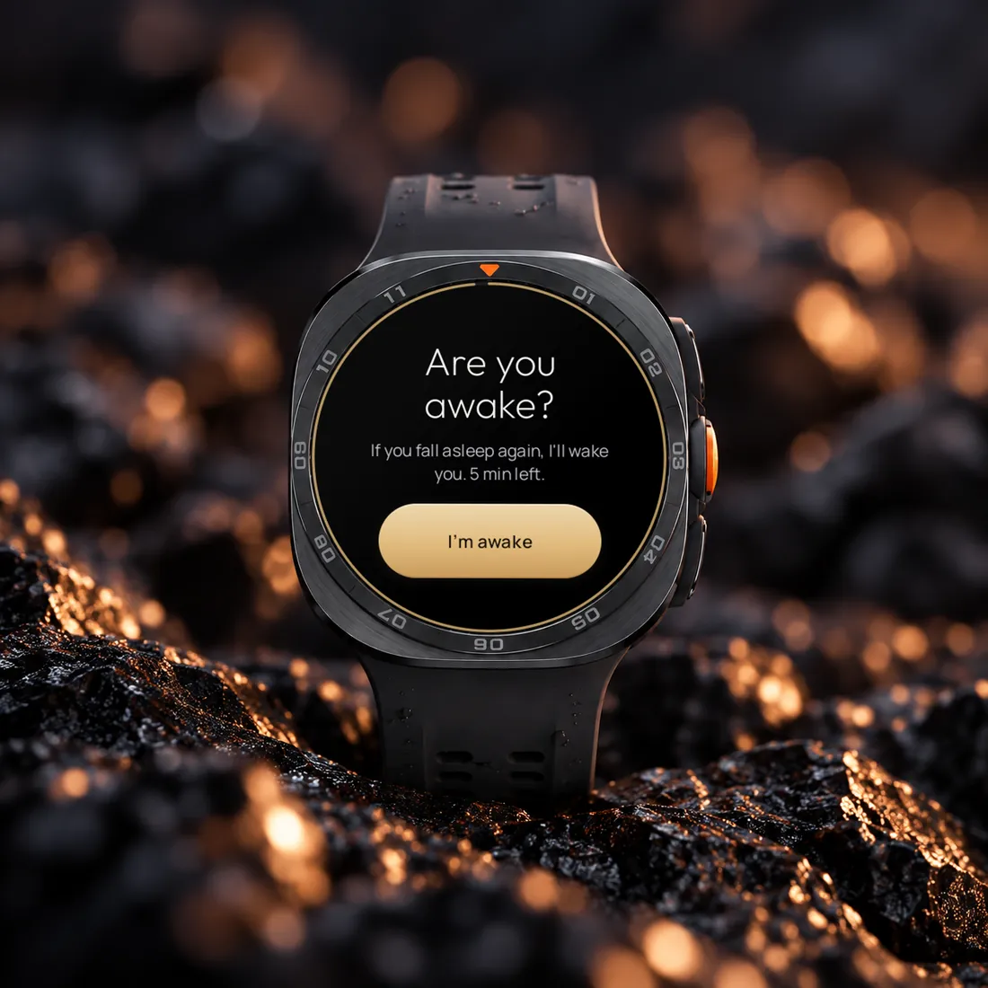Galaxy Watch Ultra küsib: Kas oled ärkvel?